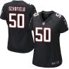 Cheap OBrien Schofield Falcons Women Jersey From China Black Game #50