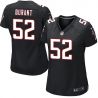 Cheap Justin Durant Falcons Women Jersey From China Black Game #52