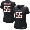 Cheap Paul Worrilow Falcons Women Jersey From China Black Game #55