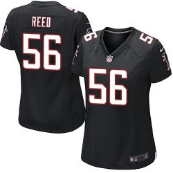 Cheap Brooks Reed Falcons Women Jersey From China Black Game #56