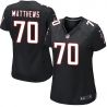 Cheap Jake Matthews Falcons Women Jersey From China Black Game #70