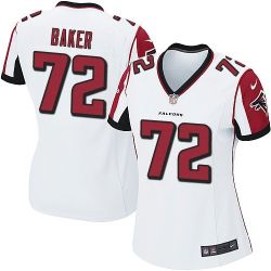 Cheap Sam Baker Falcons Women Jersey From China White Game #72
