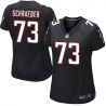 Cheap Ryan Schraeder Falcons Women Jersey From China Black Game #73