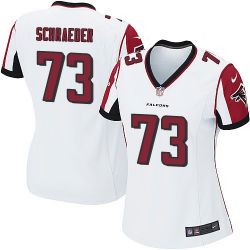 Cheap Ryan Schraeder Falcons Women Jersey From China White Game #73