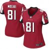 Cheap Tony Moeaki Falcons Women Jersey From China Red Game #81