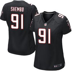 Cheap Prince Shembo Falcons Women Jersey From China Black Game #91