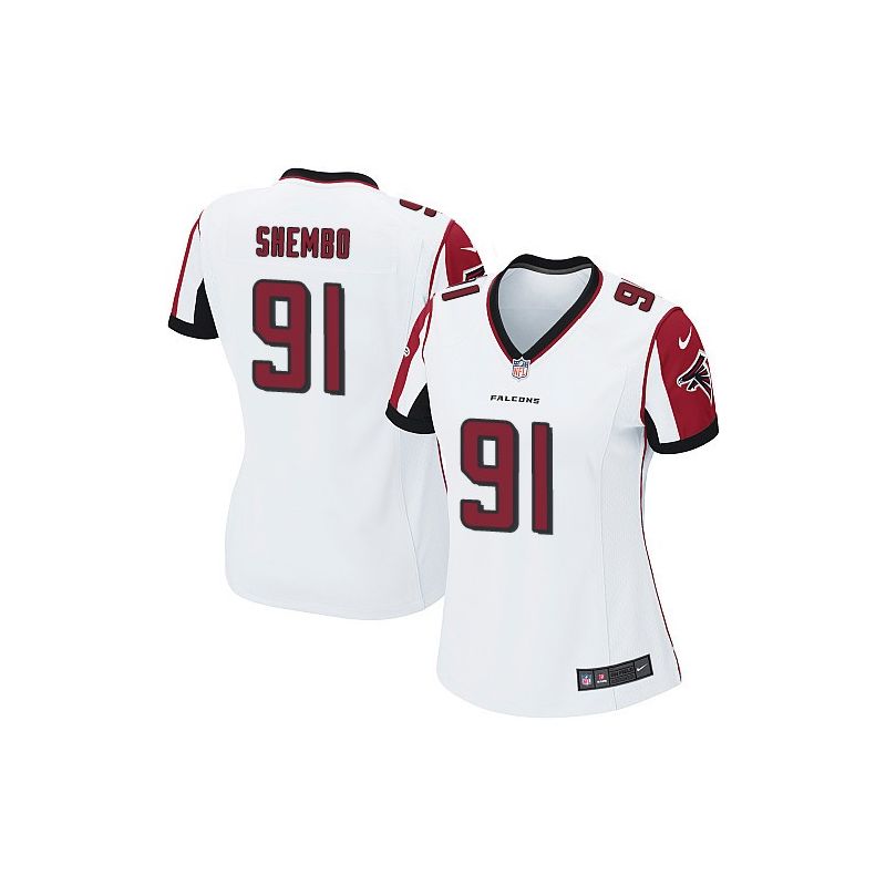Cheap Prince Shembo Falcons Women Jersey From China White Game #91
