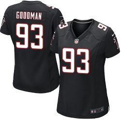 Cheap Malliciah Goodman Falcons Women Jersey From China Black Game #93