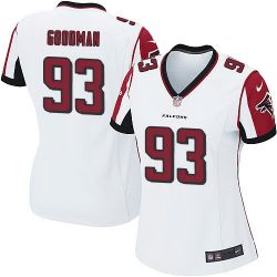 Cheap Malliciah Goodman Falcons Women Jersey From China White Game #93