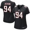 Cheap Tyson Jackson Falcons Women Jersey From China Black Game #94