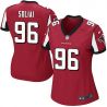 Cheap Paul Soliai Falcons Women Jersey From China Red Game #96