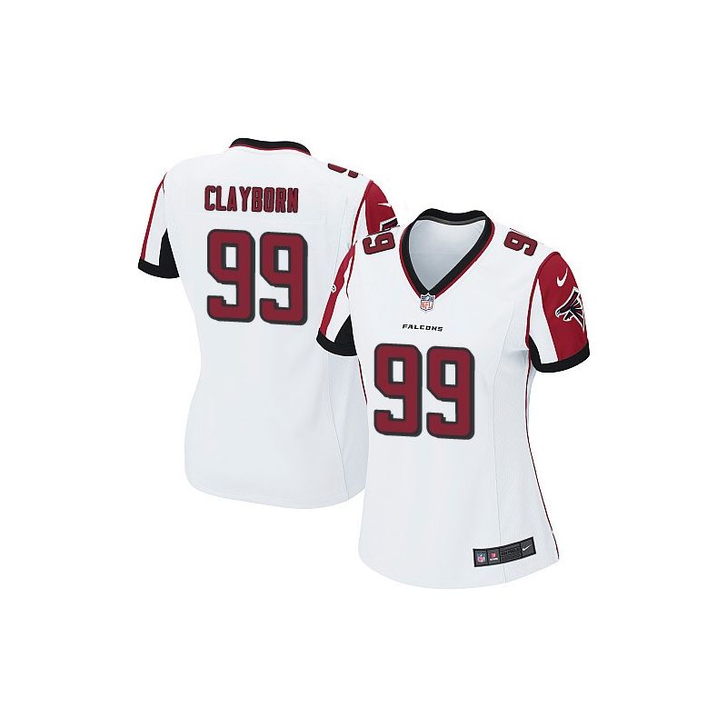 Cheap Adrian Clayborn Falcons Women Jersey From China White Game #99