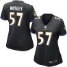 Cheap CJ Mosley Ravens Women Jersey From China Black Game #57