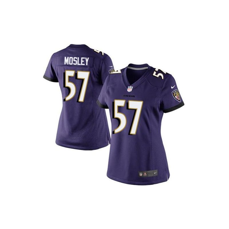 Cheap CJ Mosley Ravens Women Jersey From China Purple Game #57
