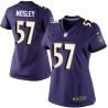 Cheap CJ Mosley Ravens Women Jersey From China Purple Game #57