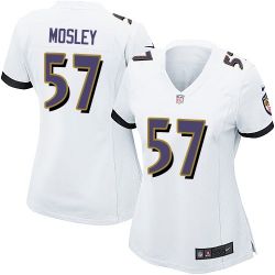 Cheap CJ Mosley Ravens Women Jersey From China White Game #57