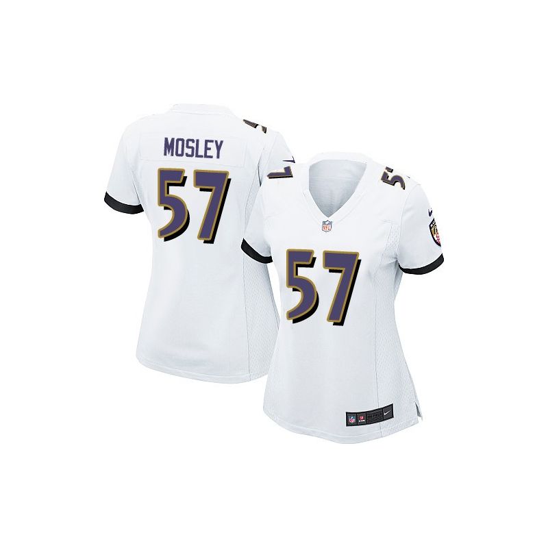 Cheap CJ Mosley Ravens Women Jersey From China White Game #57