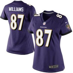 Cheap Maxx Williams Ravens Women Jersey From China Purple Game #87