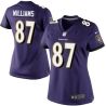 Cheap Maxx Williams Ravens Women Jersey From China Purple Game #87