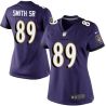 Cheap Steve Smith Sr Ravens Women Jersey From China Purple Game #89