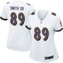 Cheap Steve Smith Sr Ravens Women Jersey From China White Game #89