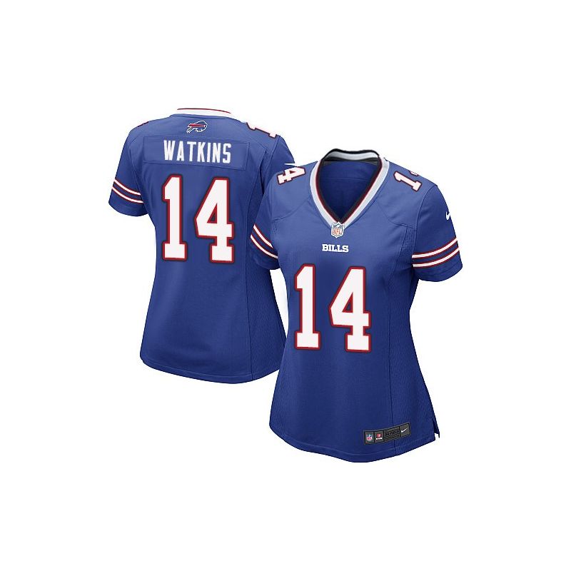 Cheap Sammy Watkins Bills Women Jersey From China Blue Game #14