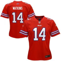 Cheap Sammy Watkins Bills Women Jersey From China Red Game #14