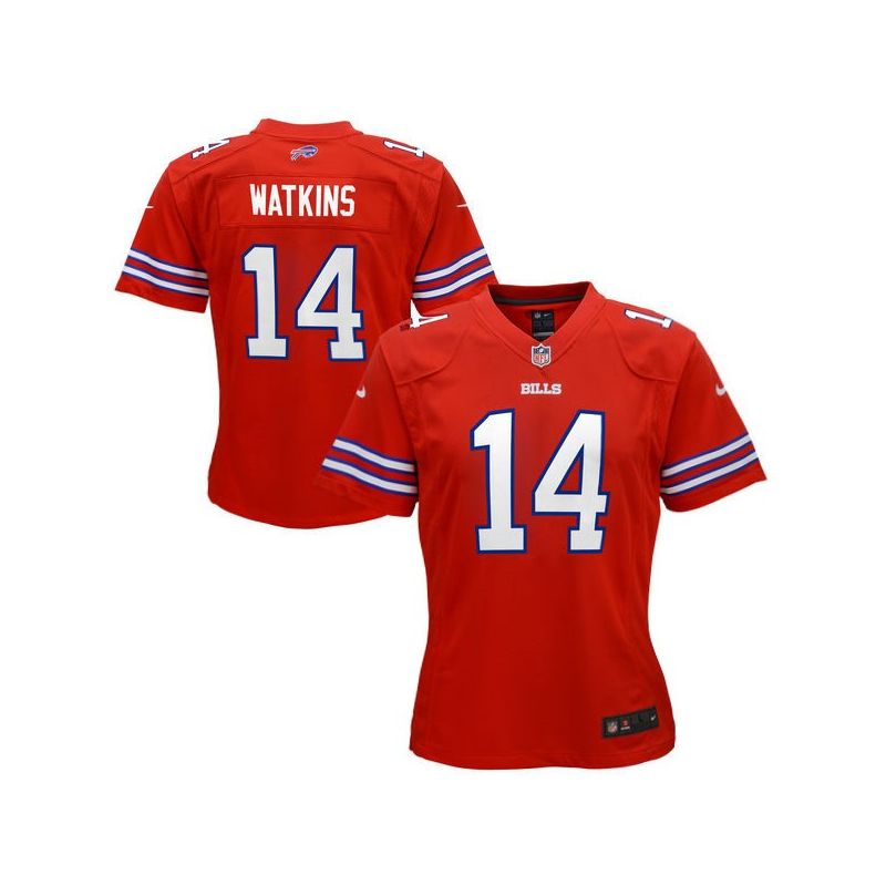 Cheap Sammy Watkins Bills Women Jersey From China Red Game #14