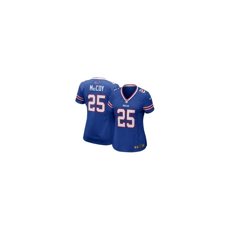 Cheap LeSean McCoy Bills Women Jersey From China Blue Game #25