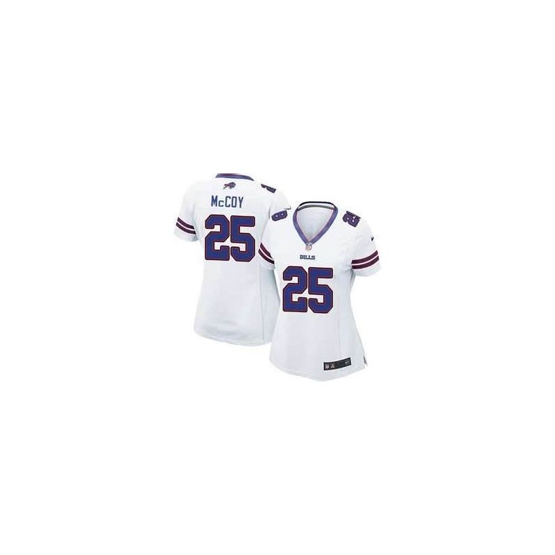 Cheap LeSean McCoy Bills Women Jersey From China White Game #25