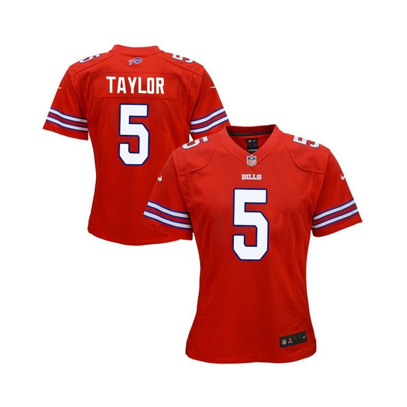 Cheap Tyrod Taylor Bills Women Jersey From China Red Game #5