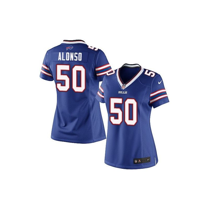 Cheap Kiko Alonso Bills Women Jersey From China Blue Game #50