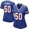 Cheap Kiko Alonso Bills Women Jersey From China White Game #50