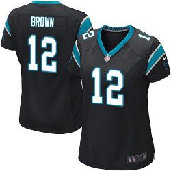 Cheap Mike Brown Panthers Women Jersey From China Black Game #12