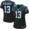 Cheap Kelvin Benjamin Panthers Women Jersey From China Black Game #13