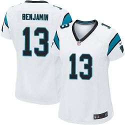 Cheap Kelvin Benjamin Panthers Women Jersey From China White Game #13