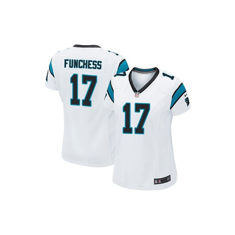 Cheap Devin Funchess Panthers Women Jersey From China White Game #17