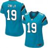 Cheap Ted Ginn Jr Panthers Women Jersey From China Blue Game #19
