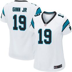 Cheap Ted Ginn Jr Panthers Women Jersey From China White Game #19