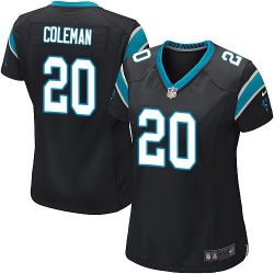 Cheap Kurt Coleman Panthers Women Jersey From China Black Game #20