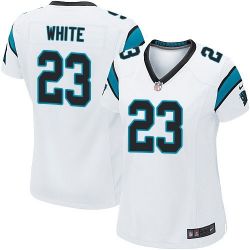 Cheap Melvin White Panthers Women Jersey From China White Game #23