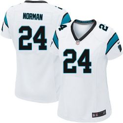 Cheap Josh Norman Panthers Women Jersey From China White Game #24