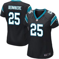 Cheap Bene Benwikere Panthers Women Jersey From China Black Game #25