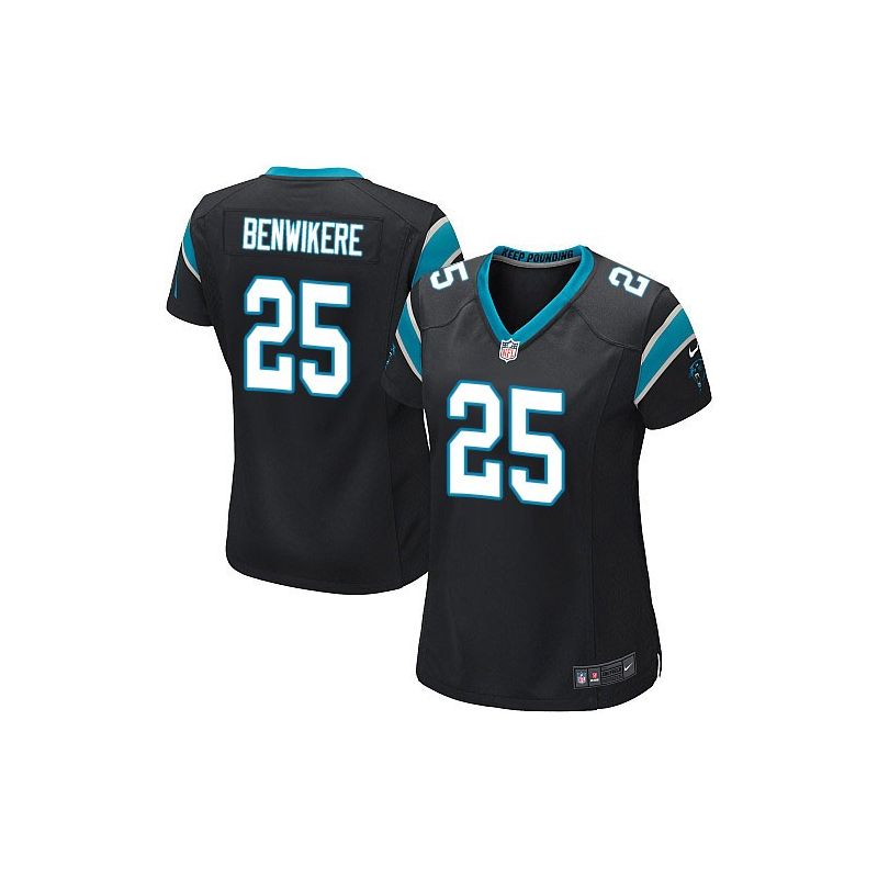 Cheap Bene Benwikere Panthers Women Jersey From China Black Game #25