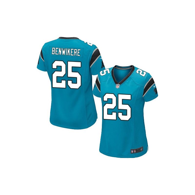 Cheap Bene Benwikere Panthers Women Jersey From China Blue Game #25