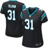 Cheap Charles Tillman Panthers Women Jersey From China Black Game #31