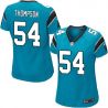 Cheap Shaq Thompson Panthers Women Jersey From China Blue Game #54