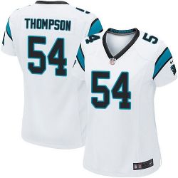 Cheap Shaq Thompson Panthers Women Jersey From China White Game #54