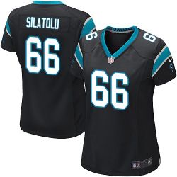 Cheap Amini Silatolu Panthers Women Jersey From China Black Game #66