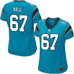 Cheap Ryan Kalil Panthers Women Jersey From China Blue Game #67